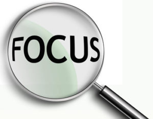 Focus required for success and self-improvement