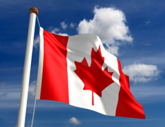 Canada flag low taxes economic success